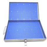 Stainless Steel Sterilization Tray case Box with 2 silicone mats 235X145X35mm