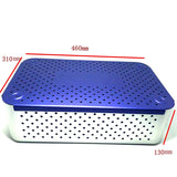 sterilization tray disinfection tray basket box with mat 370mmX230mm X105mm