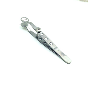 Stainless steel Chalazion Forceps 11mm round