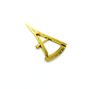 Golden color Castroviejo Caliper eye caliper Ophthalmic eye surgical instrument