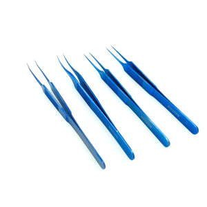 A set of 4pcs different Jeweler Style Forceps