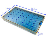 Middle sterilization tray with silicon mat