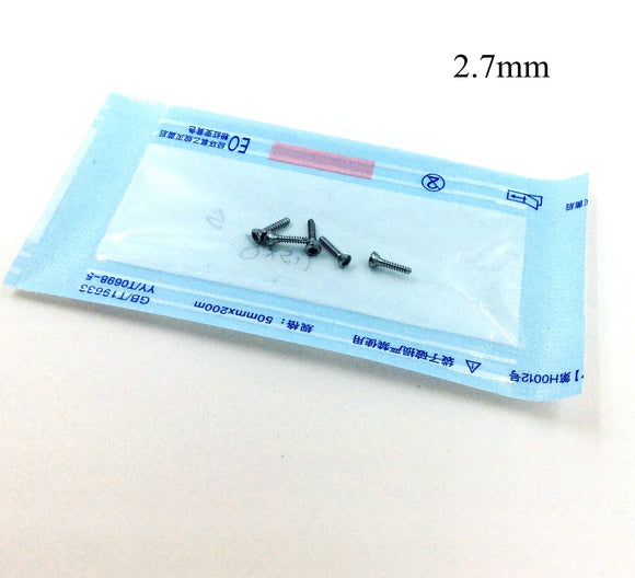 5 pcs bone screws 2.7mm cortex screws self tapping hex head  Veterinary orthopedics instrument