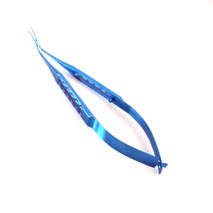 Titanium Inamura Capsulorhexis Forceps  curved Shaft