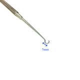 stainless steel eyelid nasal retractor hook instrument plastic surgery surgical