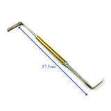 double ended golden color handle Nasal elevator Plastic ENT surgical instruments