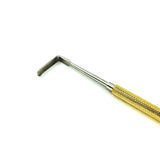 double ended golden color handle Nasal elevator Plastic ENT surgical instruments