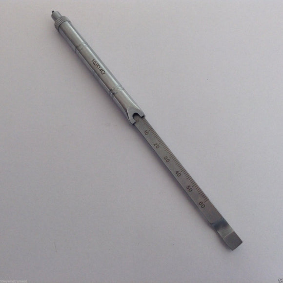 Depth Gauge 0mm to 60mm orthopedics Veterinary surgical Instruments