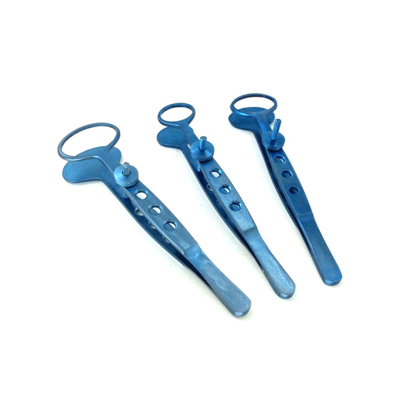 3 pcs Titanium Chalazion Forceps