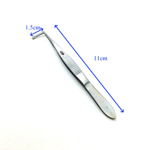 stianless steel Strabismus Forceps left type